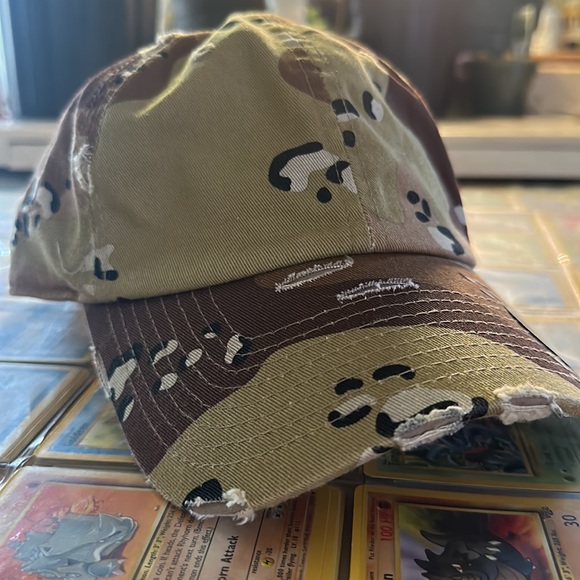 KBETHOS Vintage Green Camouflaged Cap - Picture 2 of 7